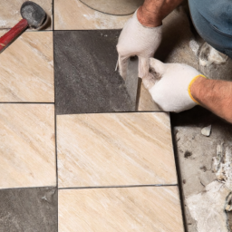 La pose de carreaux mosaïques en marbre par Pro Carreaux : un choix de qualité pour sublimer votre intérieur à Noisiel